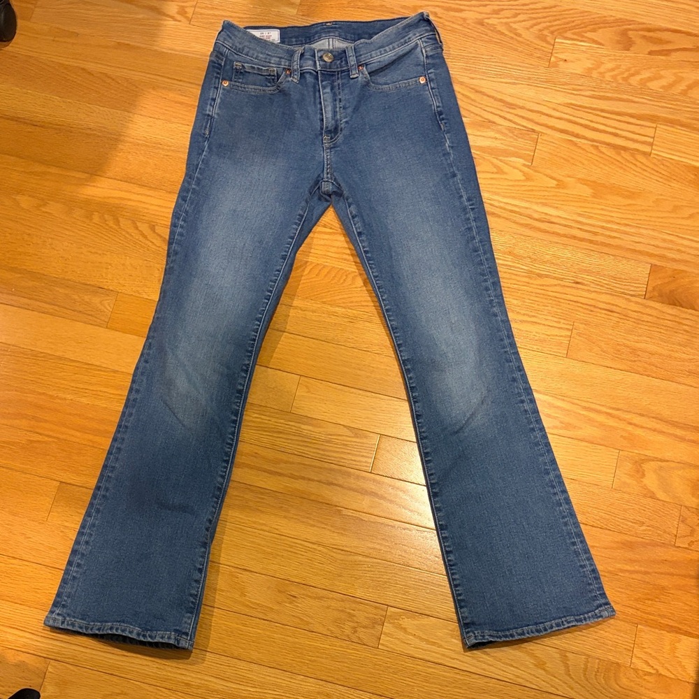 GAP Women's Baby Boot Mid Rise Jeans